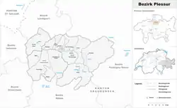 Location of Plessur District