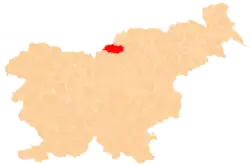 The location of the Municipality of Črna na Koroškem
