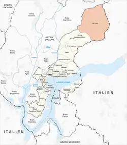 Location of Valcolla