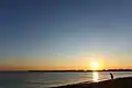 Sunset on the beach