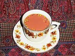 Noon chai, popular tea drink in the Kashmir Valley, Jammu and Kashmir