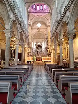 Inetrior and main nave, Šibenik Cathedral