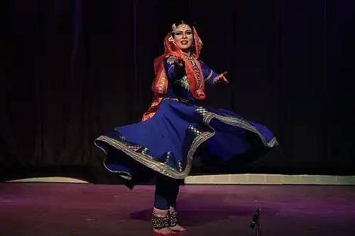 The Kathak dance of northern India absorbed Persian and Central Asian influences during Mughal rule.