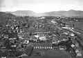 Kathmandu city and part of Tundikhel at right, circa 1920.