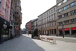 St. John Street in March 2021
