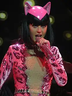 Katy Perry in 2014 during a performance