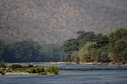 Kaveri river flowing near Biligundlu