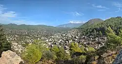 A panoramic view of Kayaköy/Leivissi from the High Chapel