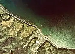 Kazamaura village center area Aerial photograph.1975