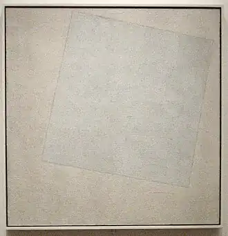 Kazimir Malevich, Suprematist Composition: White on White, 1918