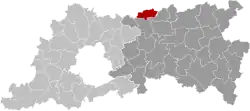 Location of Keerbergen in Flemish Brabant