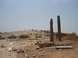 Keesaragutta temple view from ruins