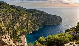 Image 25Butterfly Valley on the Turkish Riviera. (from Geography of Turkey)