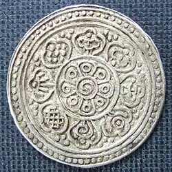 Image 19Undated Kelzang tangka (1910), reverse (from Tibetan tangka)