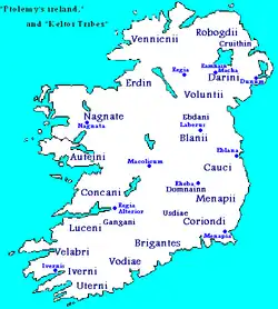 Keltoi tribes of Ireland