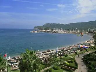 Image 53Beaches and marina of Kemer near Antalya on the Turkish Riviera. (from Geography of Turkey)