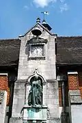 Clock at St Edith's Hall