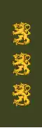 Kenraaliluutnantti Generallöjtnant[20] (Finnish Army)