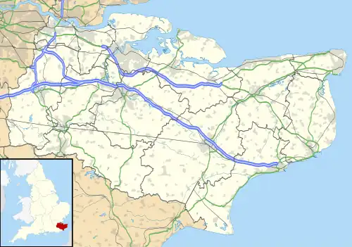 Chevening is located in Kent