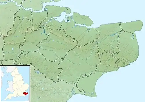 Jacket's Field Long Barrow is located in Kent