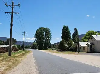 Main street of Kergunyah