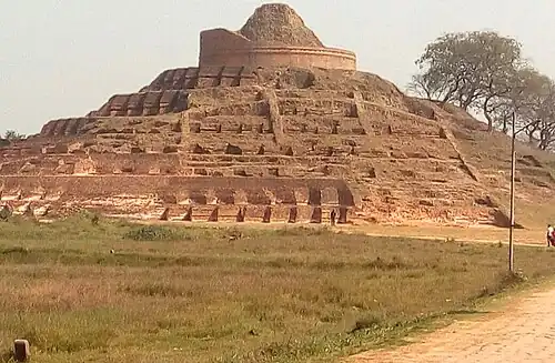 Kesaria Stupa: The largest Buddhist stupa in the world.