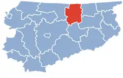 Location within the voivodeship