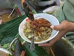 Kupat Bongkok/ketupat bongkok in Tegal