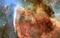 Keyhole Nebula imaged by Hubble Space Telescope