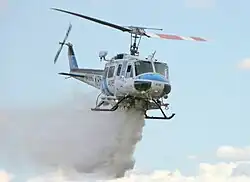 Kern County Bell 205A++ Super Huey dropping water