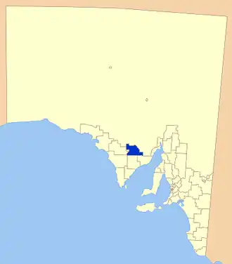 Location of the District Council of Kimba