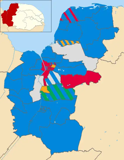 2011 results map