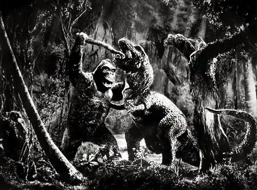 King Kong vs tyrannosaurus (1933)