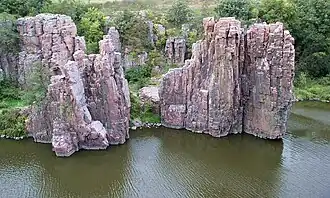 Rock formations