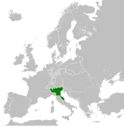 The Kingdom of Italy in 1811