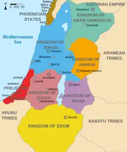 Transjordan Kingdoms during the Iron Age 830 BCE
