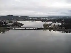 Aerial view of Kings Avenue Bridge