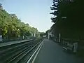 Northbound platform looking south