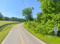Rural road in Kingston Springs