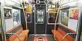 Priority seating section of 8802 after seat remodelling work