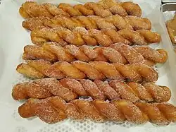 Glutinous rice dough kkwabaegi