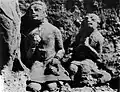 Kneeling Buddhist donors at Tepe Maranjan