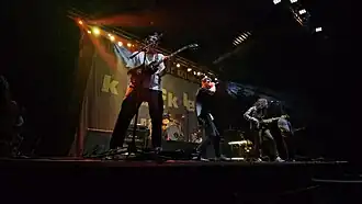 Knuckle Puck performing live in 2023.