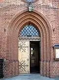 Entrance to the northern church porch