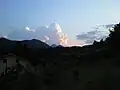 Sunset in the hills of Košnica pri Celju