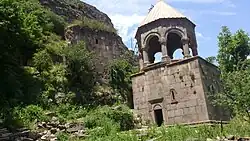 Belltower, tomb of Shahnshah Zakarian