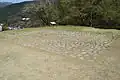Location of the burial chamber