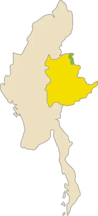 Location of Kokang in Shan State and Myanmar