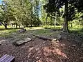 Remains of a rest area for WWII Japanese pilots during training including Kamikaze