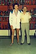 Kolenović with Mirko Nišović in 1986